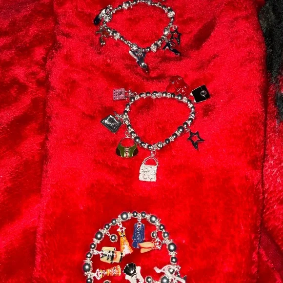 Set Of 3 Brand New Stretch Bracelets - Picture 2 of 5